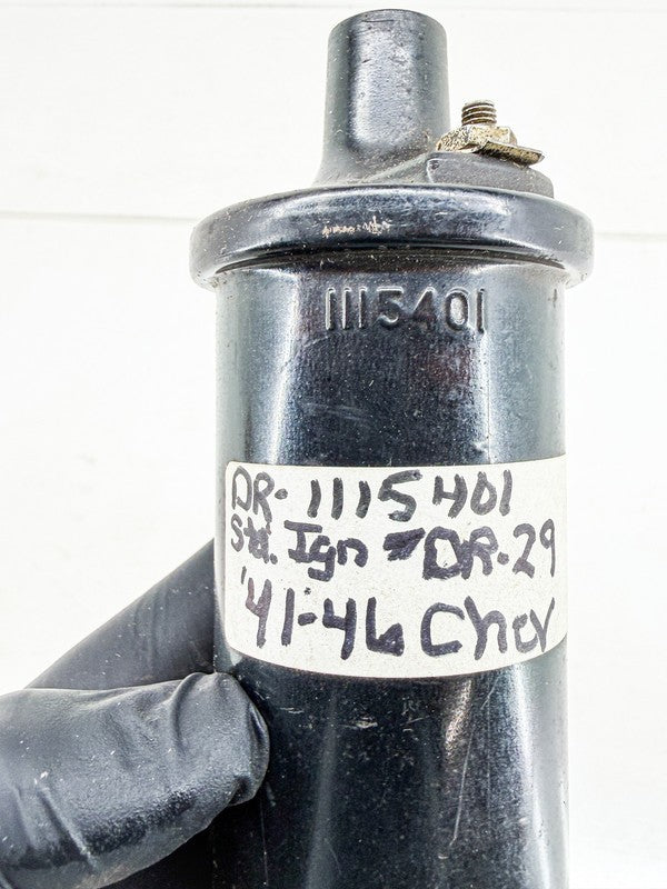 NOS 1941 - 1946 CHEVROLET IGNITION COIL DELCO REMY 1115401 C47-83