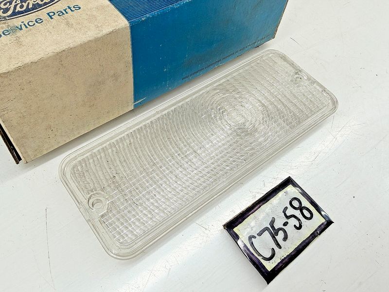 (1) NOS 1973 - 1979 FORD TRUCK PARKING LIGHT LENS PAIR D3TZ-13208-A C75-59