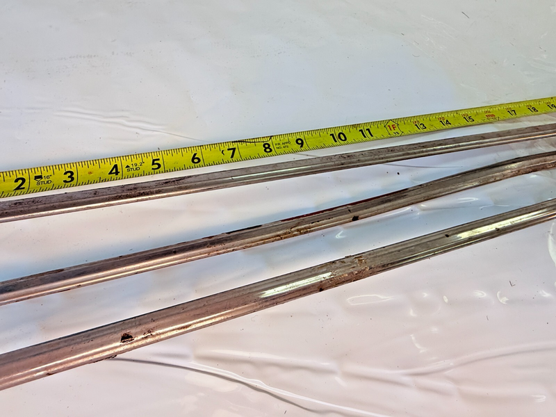 OEM 1960 IMPALA CONVERTIBLE 2 DOOR Quarter PAINT DIVIDER TRIM MOULDING LOT S1-59