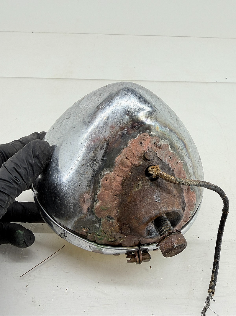 Vintage UNITY Model S-4 Fog Lamp Driving Light HOT RAT ROD C36-65