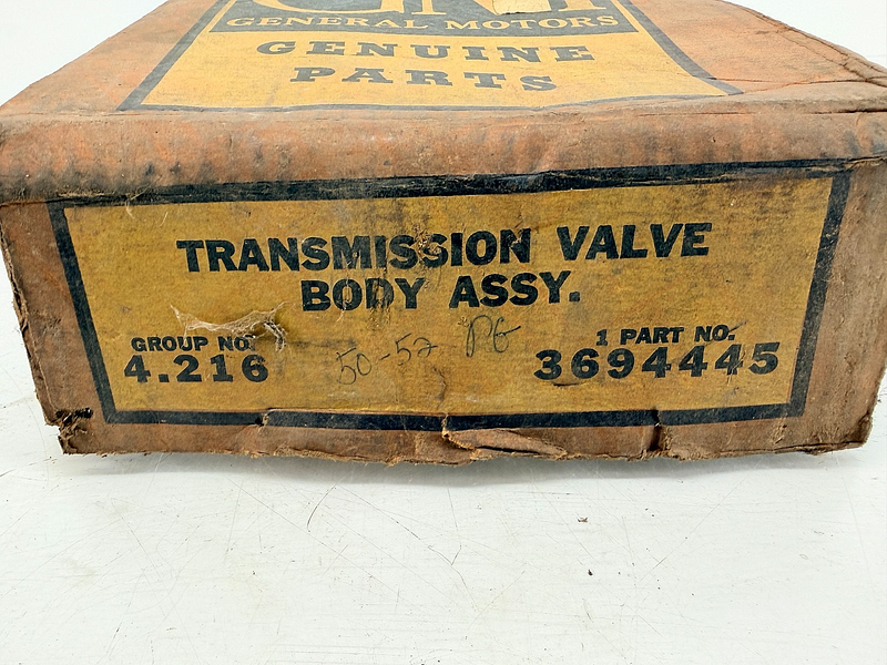 NOS GM 3694445 Cast Iron Powerglide Valve Body 1950 1952 Chevrolet Transmission