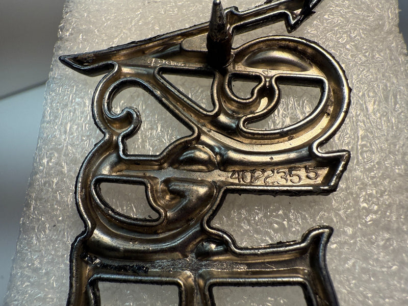 OEM 1976 - 1980 Dodge Aspen Trunk Emblem Name 77 78 79 Chrome Script B32-55