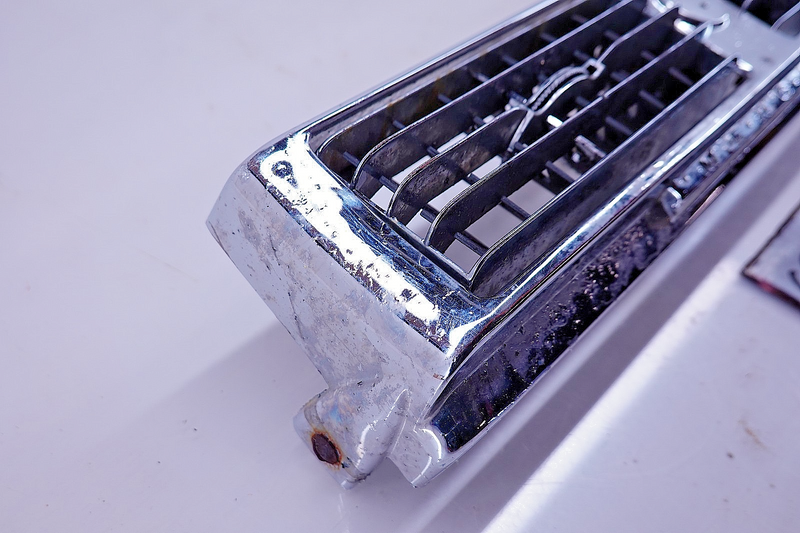 Rare OEM 1964 MERCURY COMET Chrome Dash Vents Bezel C55-27