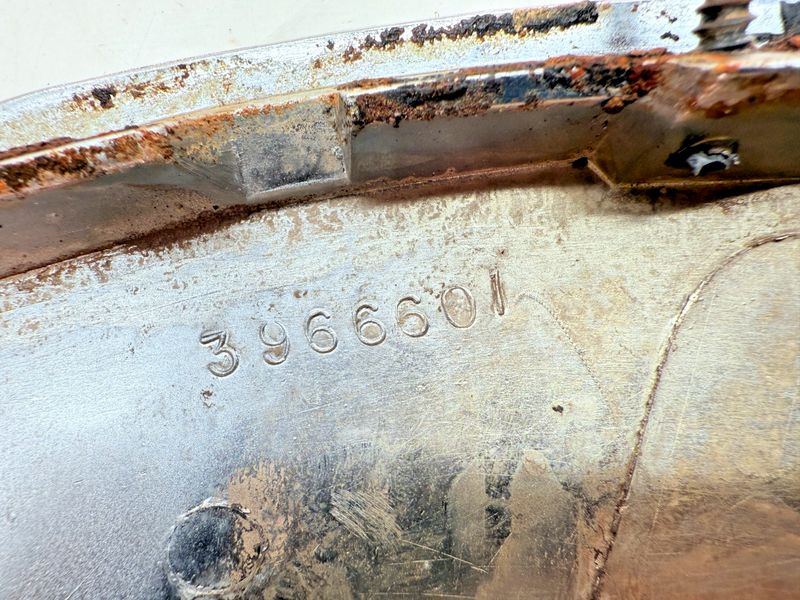 OEM 1969 - 1976 C3 Corvette PAIR Chrome Upper Windshield Molding Receiver B84-10