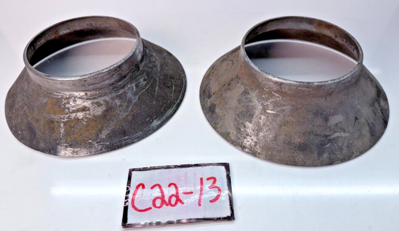 OEM 1963 - 1966 CORVETTE C2 KNOCK OFF WHEEL CONES 4 SPINNERS 63 64 65 66 C22-13