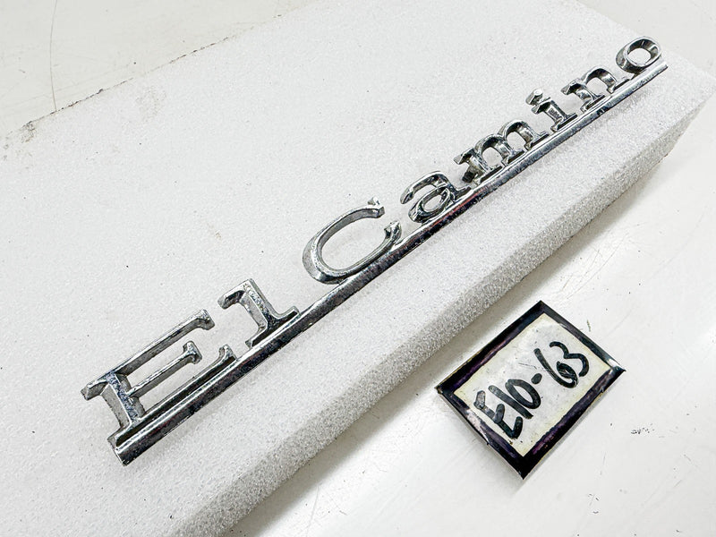 Vintage 1967 1968 1969 CHEVY EL CAMINO SCRIPT EMBLEM GM 3899528 E10-63