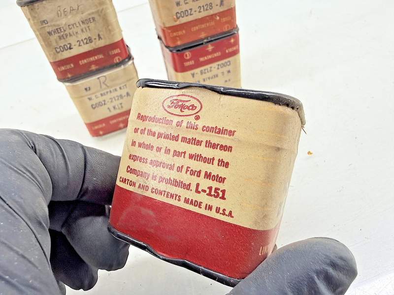 (1) NOS 1964.5 1965 Mustang 1960-64 Falcon REAR BRAKE WHEEL CYLINDER REPAIR KIT