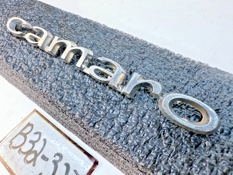 Vintage ORIGINAL 1967 Chevrolet Camaro Fender Emblem Vintage 3903477 B32-327
