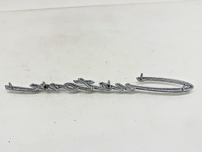 OEM 1964 FORD CUSTOM FENDER SCRIPT EMBLEM C4AB-62291A37-D E10-21