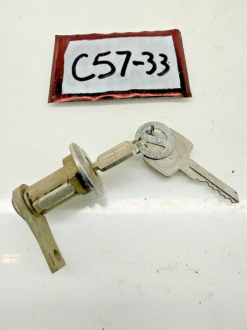 NOS 1962 - 1977 Mercury Comet Galaxie Mustang Door Lock Key Cylinder 1965 C57-33