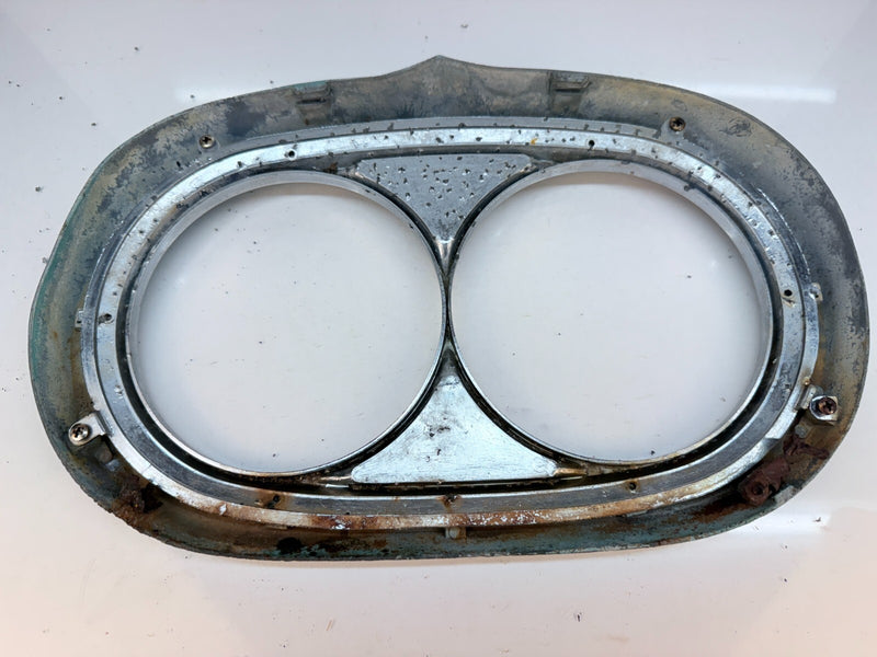 Vintage OEM 1958 Edsel Ranger Headlight Bezels 13061 head light Trim Ring B62-27