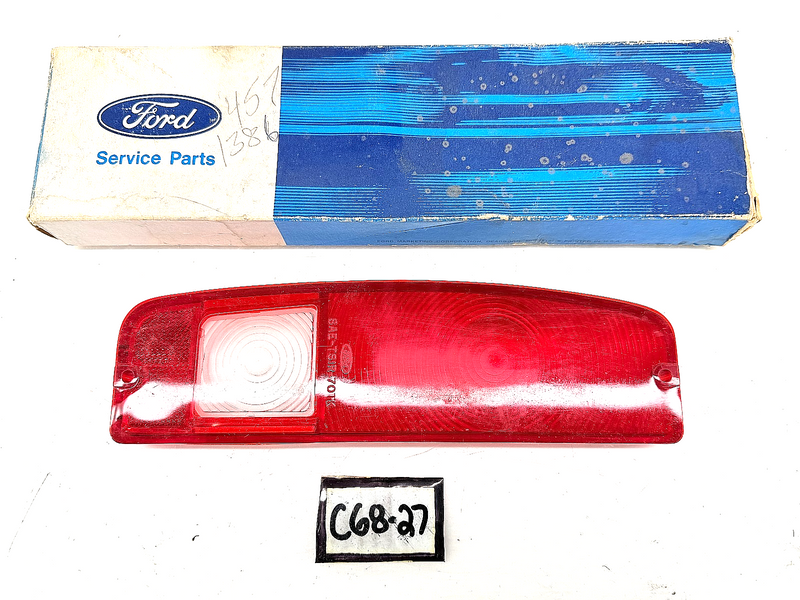 NOS 1967 - 1977 Ford Bronco Taillight Brake Light Lens C7TZ-13450-F C68-27