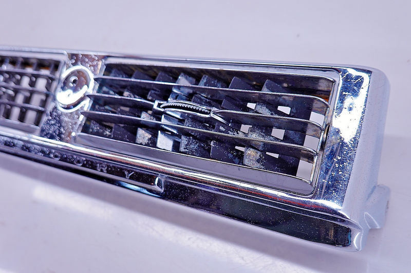Rare OEM 1964 MERCURY COMET Chrome Dash Vents Bezel C55-26