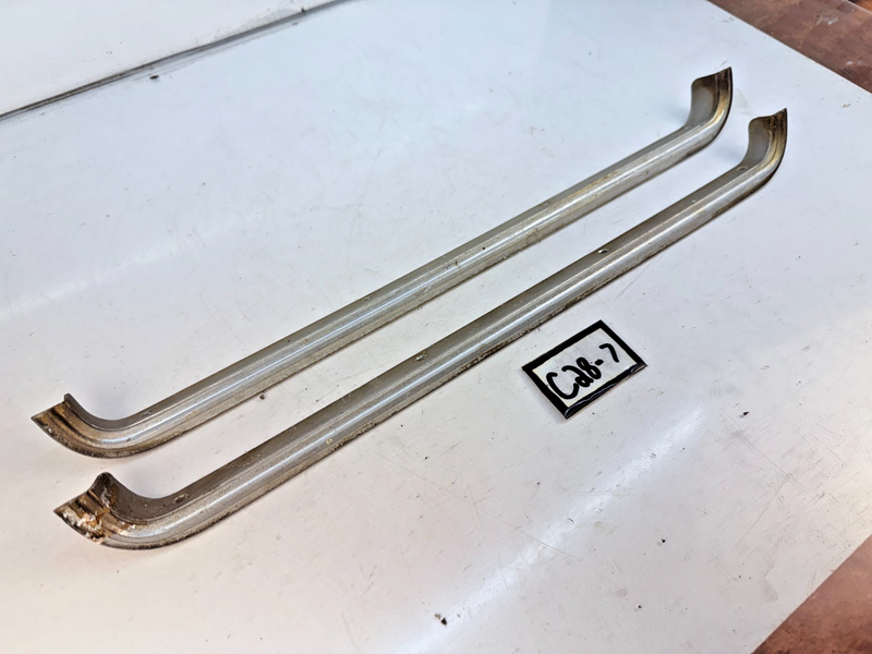 Nice ORIGINAL 1971 Olds Cutlass S 442 PAIR Hood Opening Molding 406858 C28-7