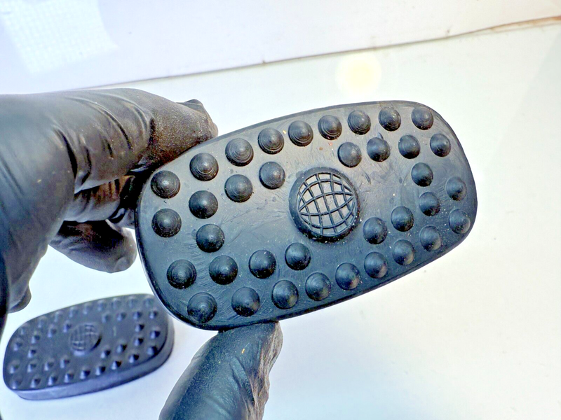 NOS 1937 - 1956 Chevrolet International Truck Pair of Brake Pedal Pads B59-61