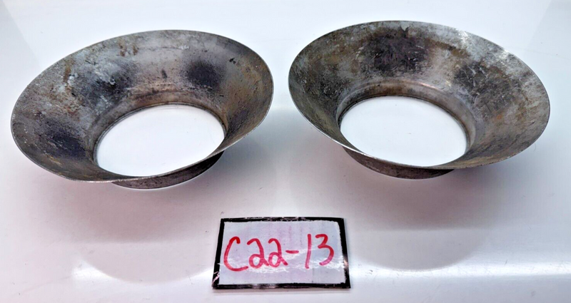 OEM 1963 - 1966 CORVETTE C2 KNOCK OFF WHEEL CONES 4 SPINNERS 63 64 65 66 C22-13