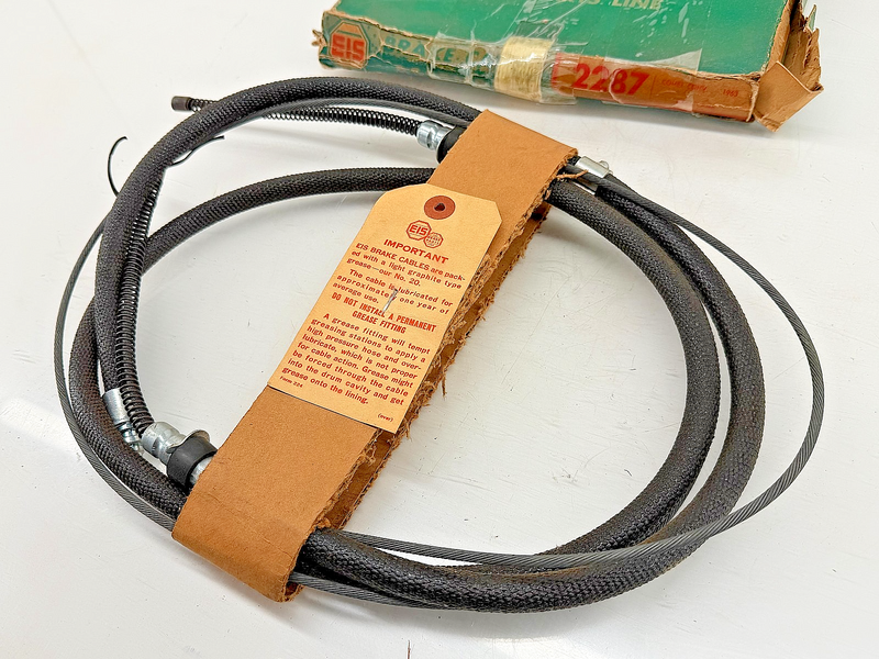 NOS 1963 1964 1965 FORD Falcon Comet Convertible Rear Brake Cable 2287 C62-6