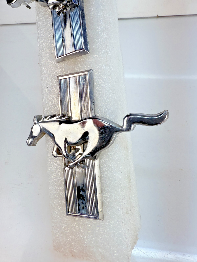 OEM 1965 1966 Ford Mustang Badge Emblem LH RH C4ZB-16C229-B C4ZB-16C228 B32-240