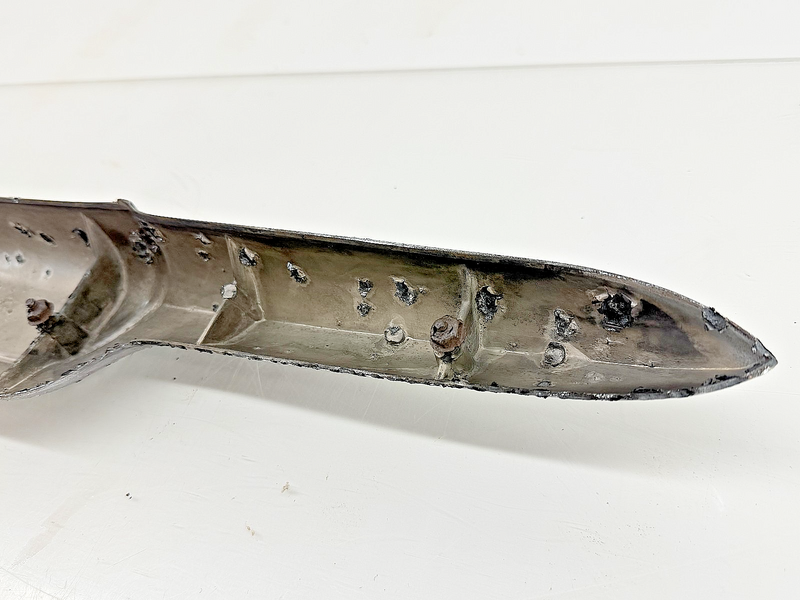 Vintage OEM 1956 1957 Chevrolet Truck Chrome Hood Emblem Ornament 3725689 U3B-51