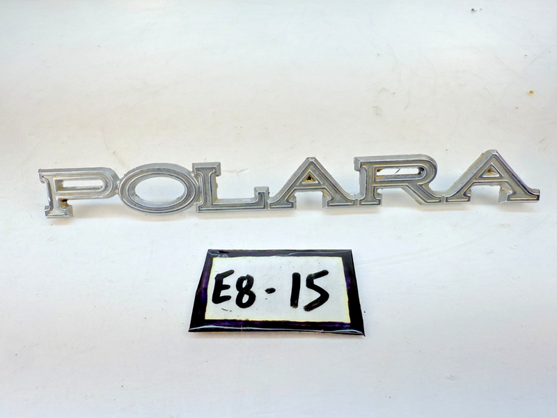 Vintage OEM Dodge 1966 POLARA Chrome Emblem Name Plate Badge 94200-2 E8-15