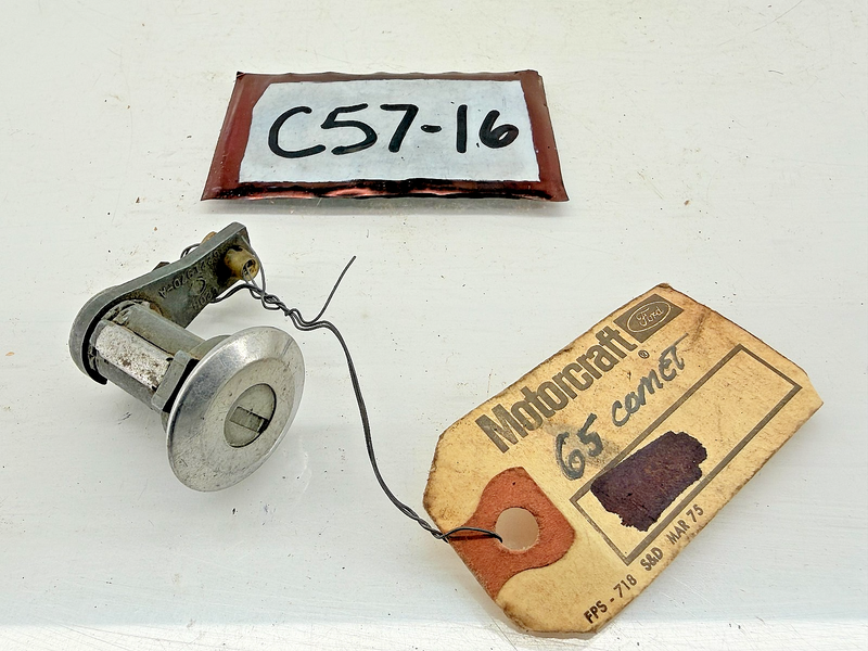 NOS 1962 - 1977 Mercury Comet Galaxie Mustang Door Lock Key Cylinder 1965 C57-16