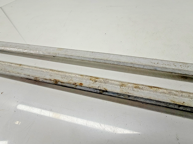 1965 Mercury Comet 202 404 PAIR Front Fender Body Trim Spear Moulding 65 S-120