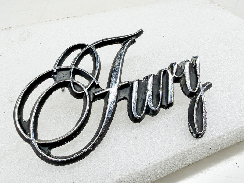 OEM 1975 - 1978 PLYMOUTH FURY SCRIPT EMBLEM MOPAR 3811524 E10-84