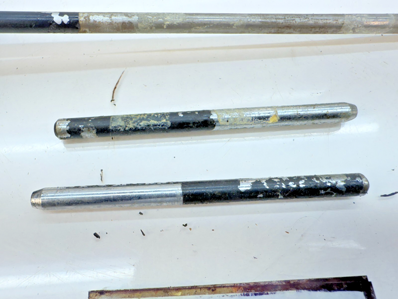 OEM 1960 - 1965 Ford Fairlane Pair Sun Visor Bracket Arms 61 62 63 64 B70-19