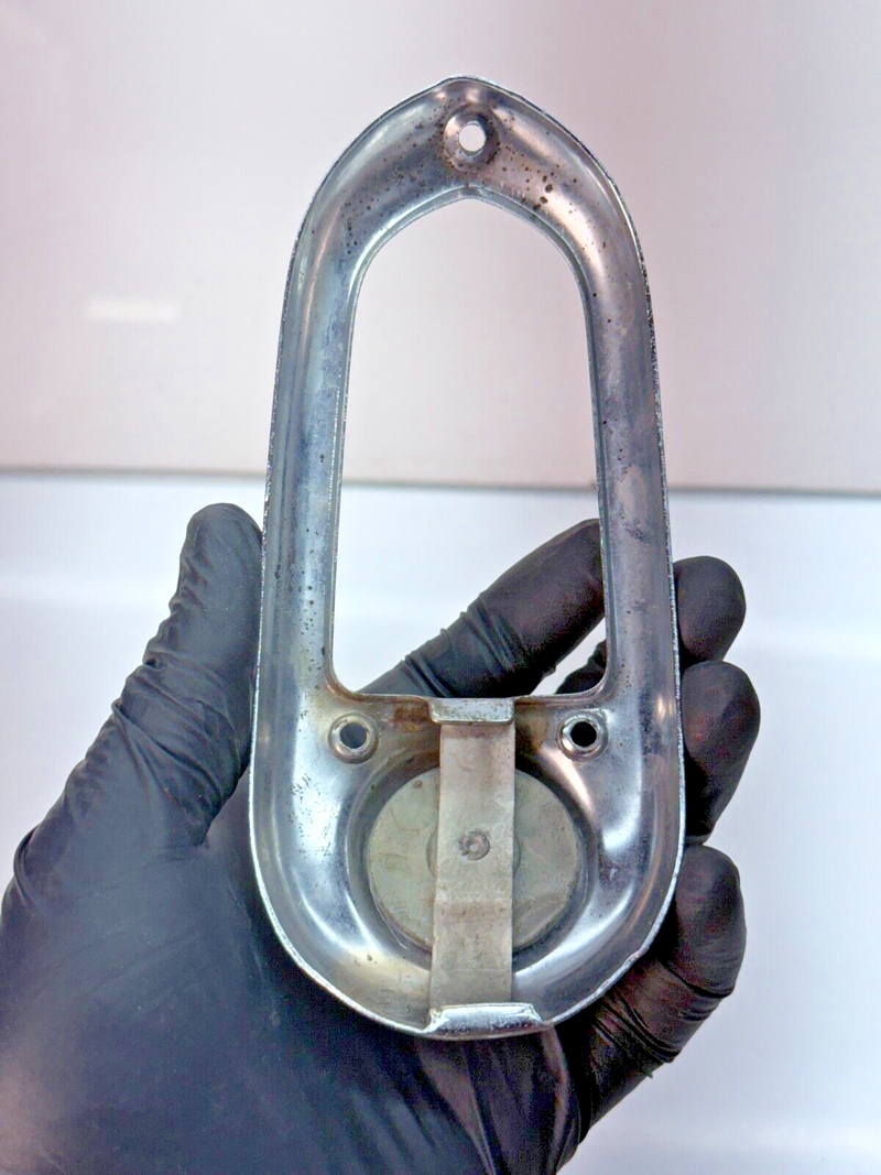 Vintage OEM 1949 1950 Chevrolet Tail Light Bezel Pair GM Chevy Fleetline C22-33