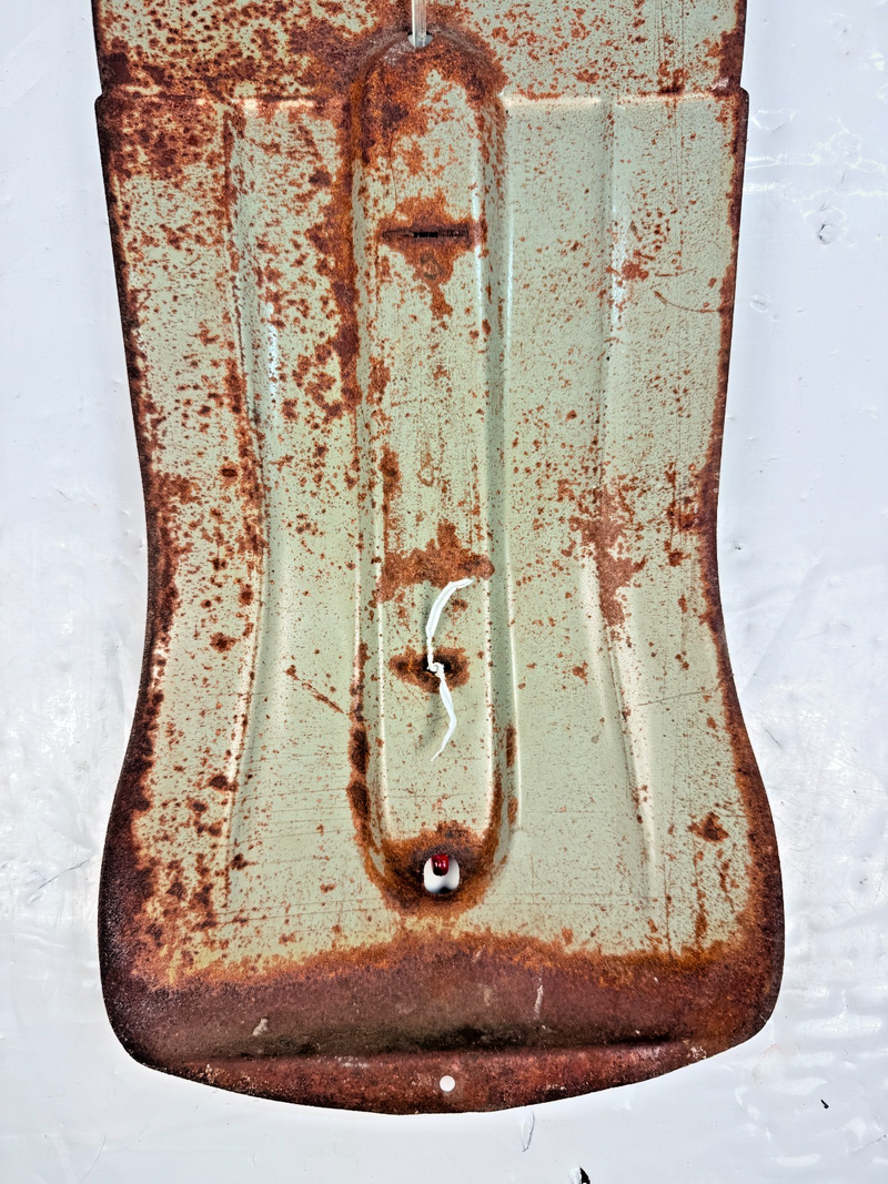 VINTAGE LARGE 29” COCA COLA EMBOSSED BOTTLE THERMOMETER SIGN 1960 - 1970’s