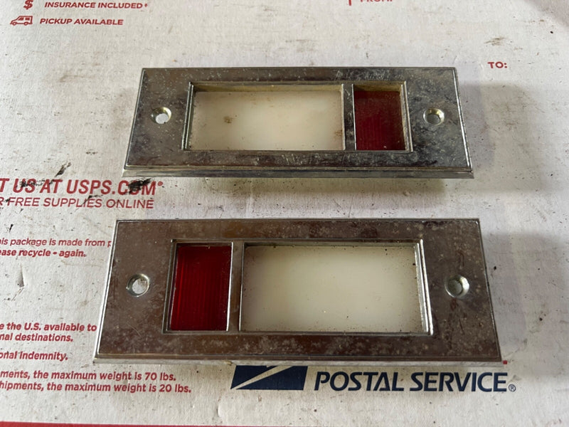 OEM *PAIR* 1965 1966 FORD THUNDERBIRD FORD#C5SB-13739-A DOOR PANEL LIGHT BEZEL 1