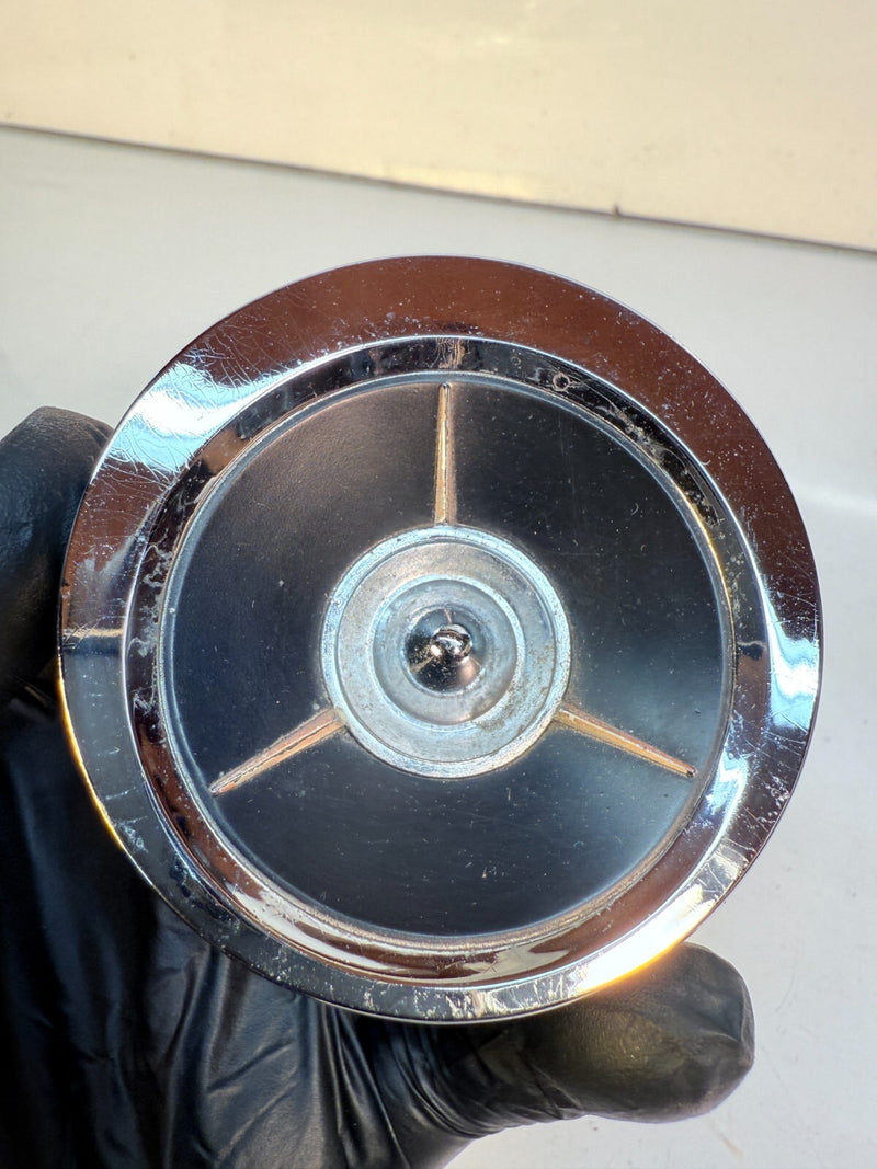 OEM 1959 1960 CHEVROLET IMPALA BELAIR BISCAYNE CLOCK DELETE PLATE 3764813 B60-60