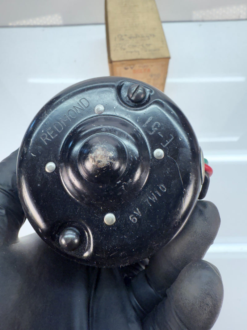 NOS DELTA HEATER MOTOR 950 ROTATION CCW OR CW - 5/16" SHAFT DIAMETER 6V C19-26