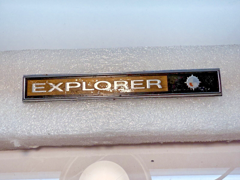 OEM FORD F100 F250 F350 EXPLORER DASH EMBLEM BADGE 67-72 C5GB-16098-A B32-92