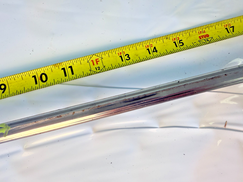 OEM 1960 IMPALA CONVERTIBLE 2 DOOR Quarter PAINT DIVIDER TRIM MOULDING LH S1-50