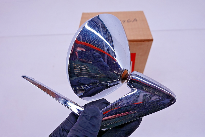 OEM 1960 - 1966 Ford Fairlane Falcon Galaxie Mustang Side Rear View Mirror C55-3