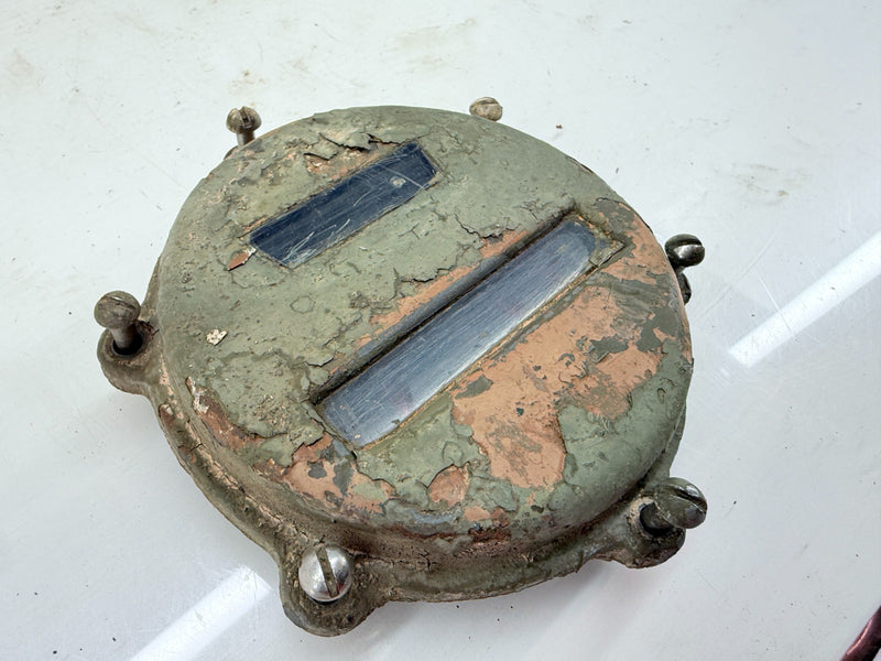 OEM 1950s Kaiser Willy M38 MC Jeep Rear Stop Light Turn Signal Lens Cover C40-10