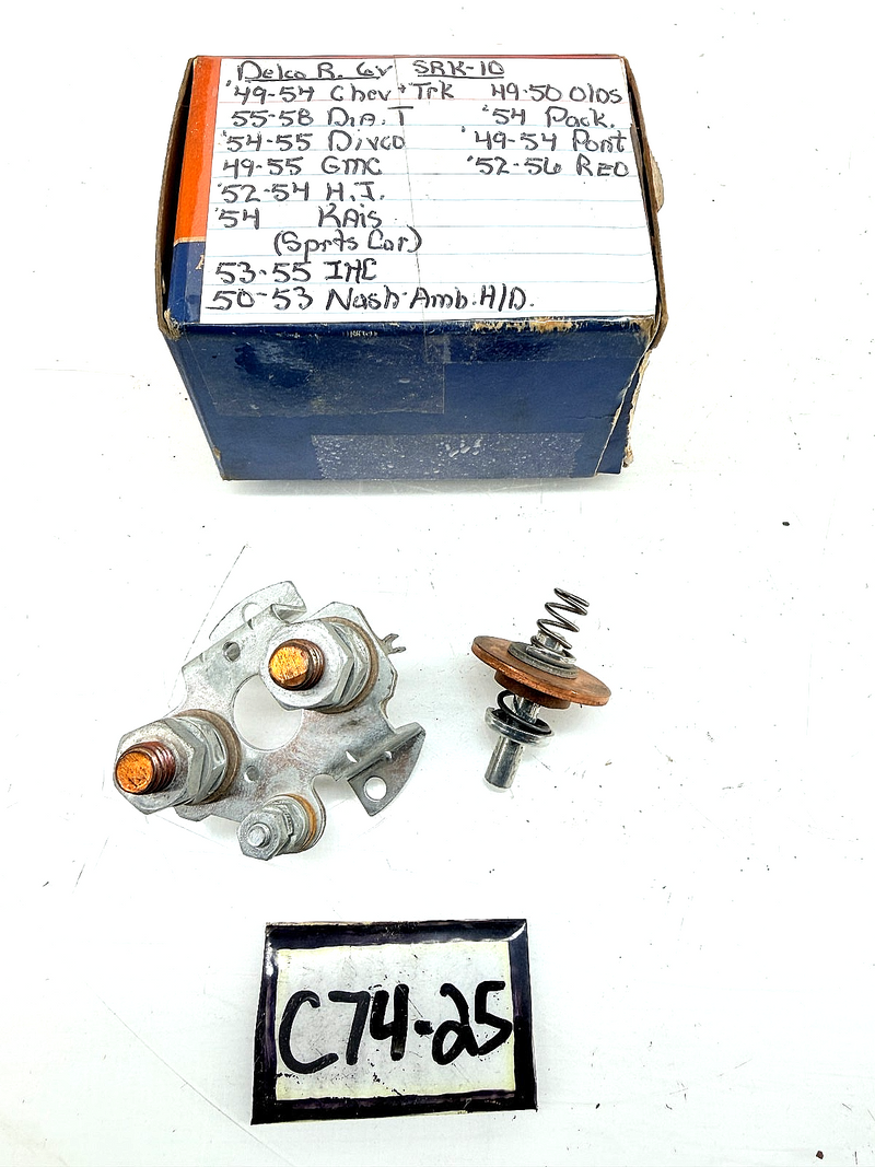 NOS 1949 - 1956 CHEVROLET GMC INTERNATIONAL SOLENOID REPAIR KIT SRK-10 C74-25