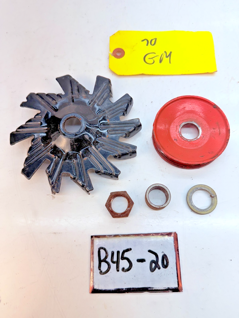 OEM 1960s  1970s CORVETTE CHEVELLE CAMARO CHEVY BUICK OLDSMOBILE ALTERNATOR FAN