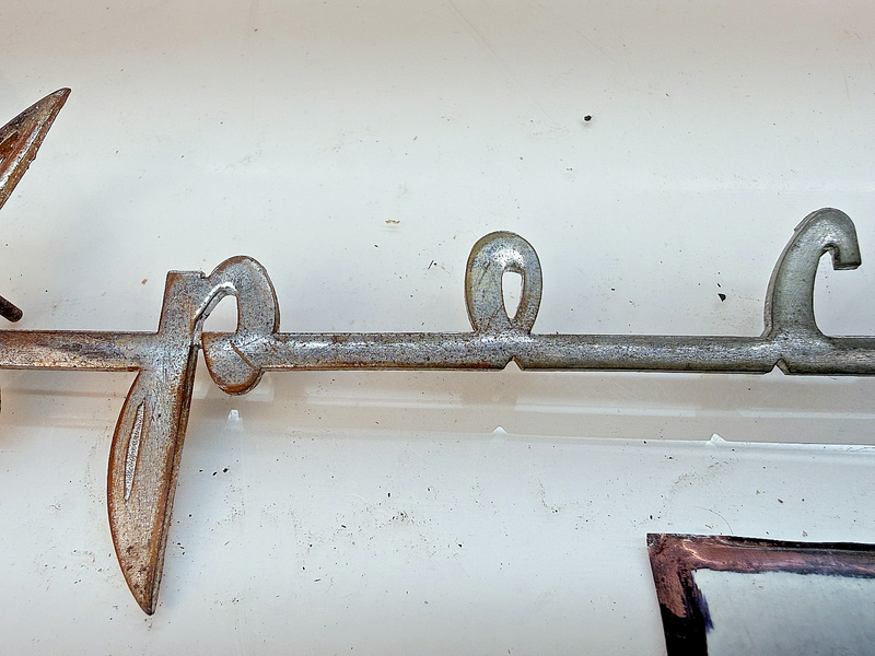 VINTAGE Original 1941 1942 PACKARD SPECIAL SCRIPT EMBLEM Badge E8-59