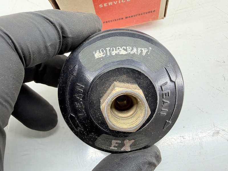 NOS AUTOLITE MOTORCRAFT 1967 CARB CHOKE THERMOSTAT CAP LEAN ADJUST FORD C77-59