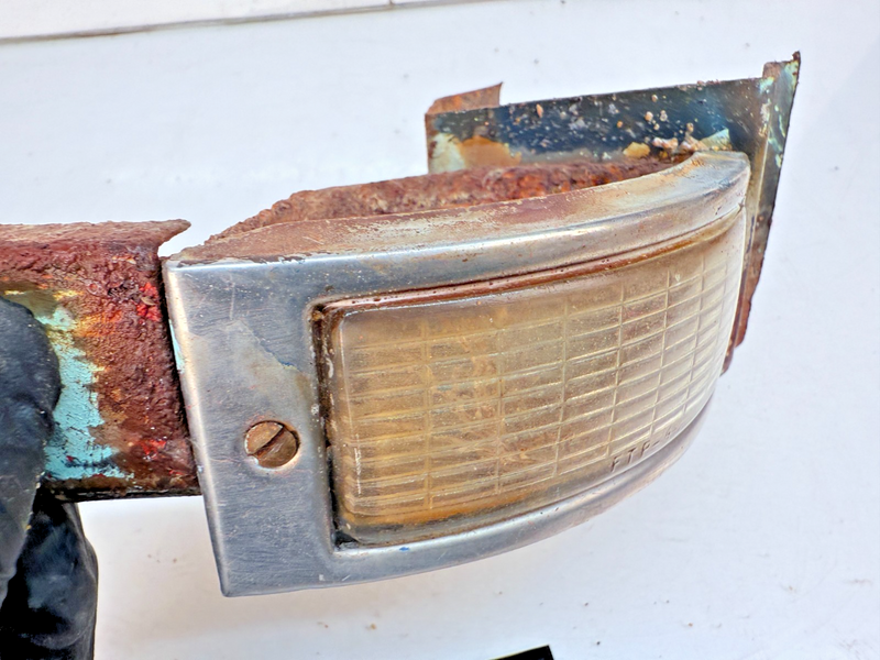 OEM 1948 1949 1950 Ford Pickup Truck F100 Parking Light Bezel Lens Stainless C27