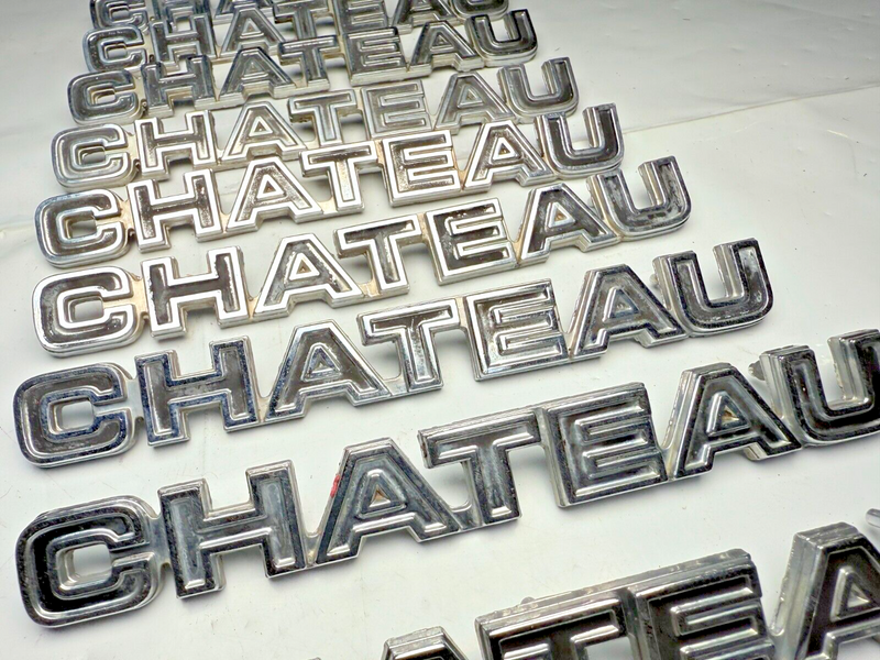 (1) OEM 1975-1979 Ford E100 E150 E250 Econoline Van CHATEAU EMBLEM B32-186