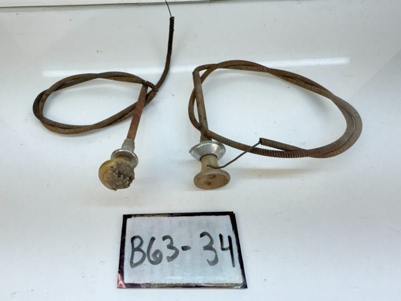 OEM 1950 - 1956 Willys Wagon Truck Jeep Dash Instrument Pull Knobs B63-34