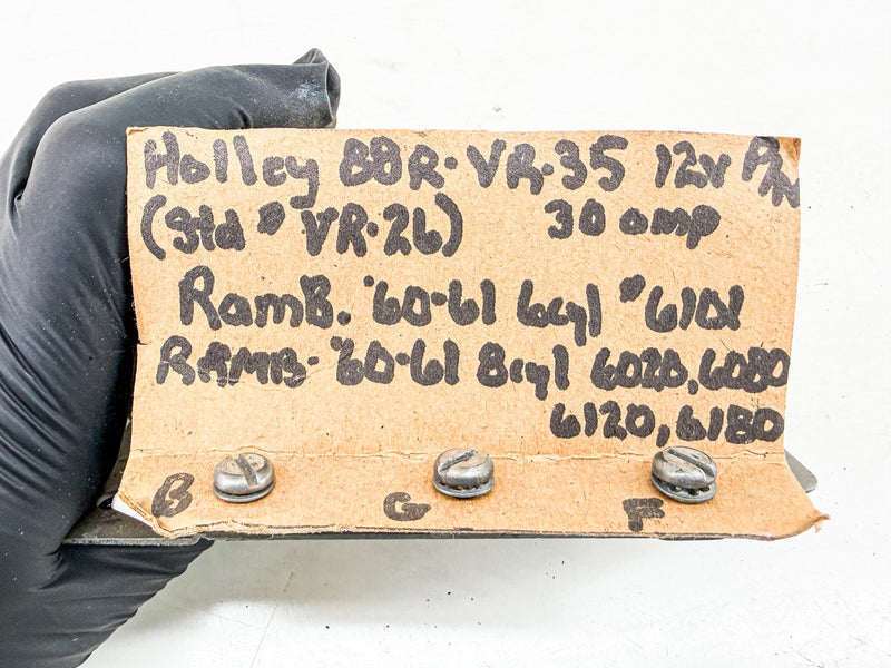 Vintage 1960 1961 RAMBLER 12 VOLT VOLTAGE REGULATOR HOLLEY VR-35 C47-92