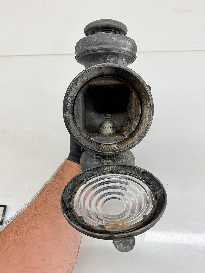PAIR Authentic Early 20th Century Ford Model T Kerosene Side  Cowl Lamps C64-101