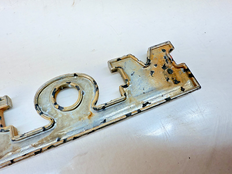 OEM 1966 Mercury Montclair Quarter Panel Script Name Plate Left or Right B32-333