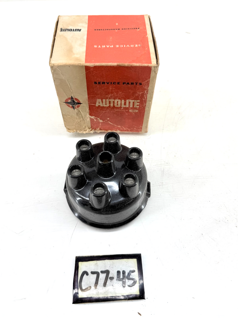 NOS AUTOLITE 6 CYL DISTRIBUTOR CAP IAT-1003 FORD FLATHEAD ERA C77-45