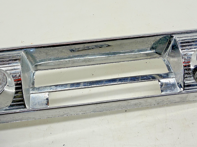 OEM Ford 1956 Fairlane Crown Victoria Chrome Dash Radio Bezel FDB-18542-A B72-45