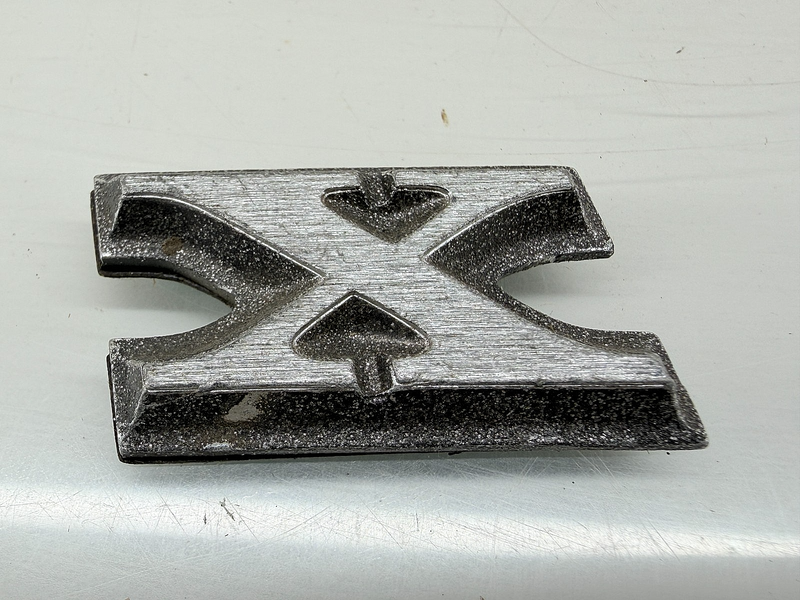 NOS 1970 Ford Galaxie XL Fastback Convertible X Hood Ornament Badge Emblem C66